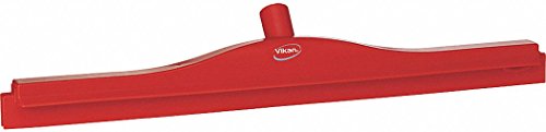 Vikan 77144 Squeegee,Ultra Hygiene,Dbl Blade,24",PP/RB,RD von Vikan