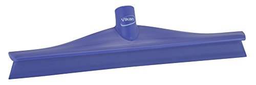 Vikan Gummi Reinigungsbürste Polypropylen Rahmen Single Blade Rakel, 16 Zoll, violett von Vikan
