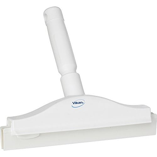 Vikan, White Squeegee,Ultra Hygiene,Dbl Blade,Hand,10", 7711 von Vikan