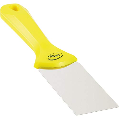 Vikan - Hygiene - Handschaber - Mit Edelstahlklinge - Gelb - Schmal von Vikan