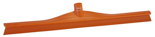 Vikan Polypropylen-Wasserschieber mit Gummistreifen, 7160, Orange, 1 von Vikan