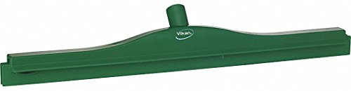 Vikan Squeegee,Ultra Hygiene,Dbl Blade,24",PP/RB,GN, 7714, Green von Vikan