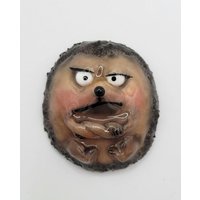 Kühlschrank - Magnet, Ein Igel „Kalorien-Kritiker Karl" von VikasCreativeWorld
