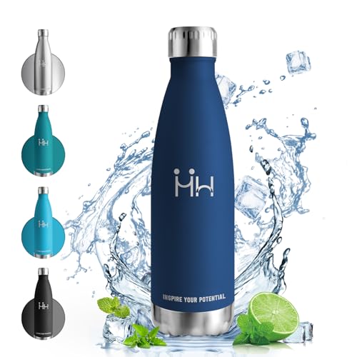 Vikaster Thermoskanne, 0.5l Thermosflasche, BPA-frei Trinkflasche, Auslaufsicher Wasserflasche für Schule, Sport, Fitness, Fahrrad, Camping, Outdoor, Yl-dunkelblau Vikaster Thermoskanne, 0.5l Thermosflasche, BPA-frei Trinkflasche, Auslaufsicher Wasserflasche für Schule, Sport, Fitness, Fahrrad, Camping, Outdoor, Yl-dunkelblau von Vikastar