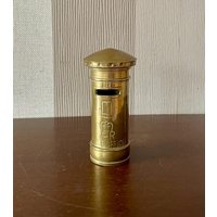 Messing British Post Box - Sparkasse, Spardose Messing British Post Box - Sparkasse, Spardose von Vikella70