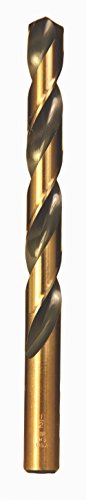 Viking Drill and Tool 5620 0 Type 240-UB 135 Degree Split Point Magnum Super Premium Jobber Drill Bit (12 Pack), 1/8" von VIKING