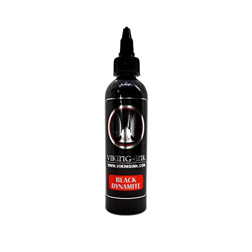 Viking Ink - Black Dynamite 4oz (120 ml) - Tätowierfarbe von Viking-Ink B&W