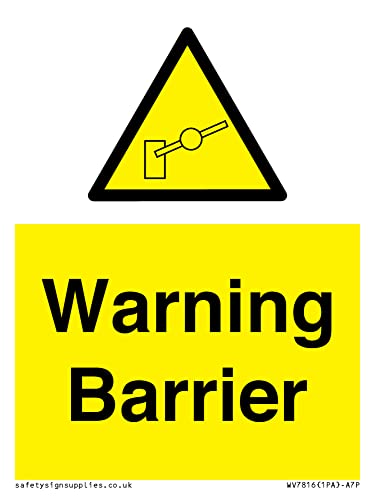 A7P Warnschild, 75 x 100 mm A7P Warnschild, 75 x 100 mm von Viking Signs