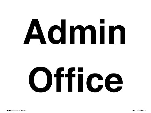 Admin Office Schild – 200 x 150 mm – A5L Admin Office Schild – 200 x 150 mm – A5L von Viking Signs