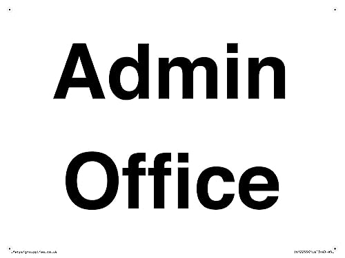 Admin Office Schild – 200 x 150 mm – A5L von Viking Signs