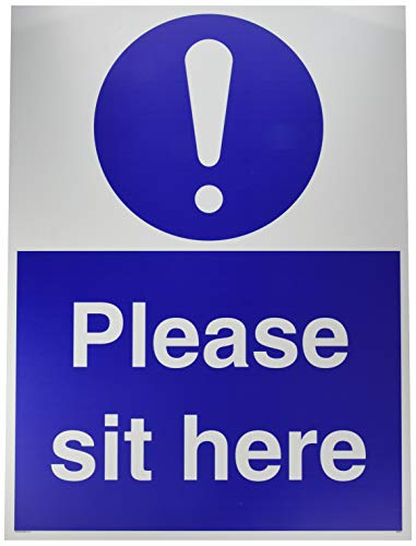 Bitte sitzen Sie hier von Viking Signs