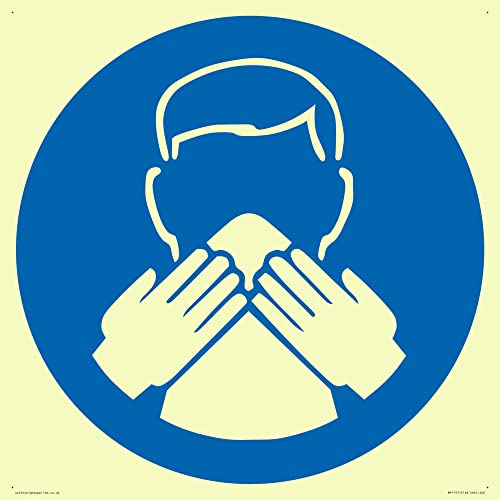 Custom Mandatory: Use a tissue Schild – 400 x 400 mm – S40 Custom Mandatory: Use a tissue Schild – 400 x 400 mm – S40 von Viking Signs