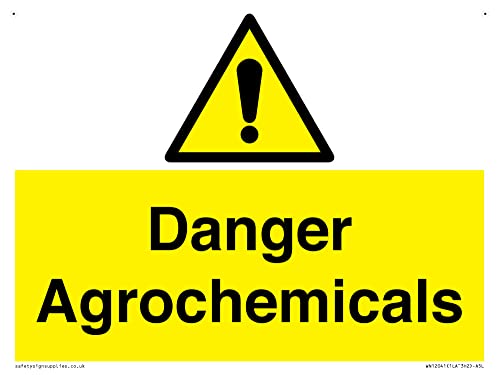 Danger Agrochemicals Schild – 200 x 150 mm – A5L Danger Agrochemicals Schild – 200 x 150 mm – A5L von Viking Signs