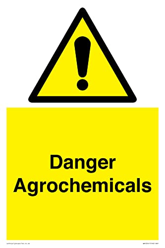 Danger Agrochemicals Schild – 200 x 300 mm – A4P von Viking Signs