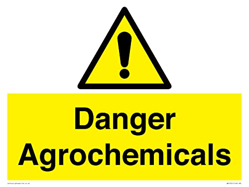 Danger Agrochemicals Schild – 400 x 300 mm – A3L von Viking Signs