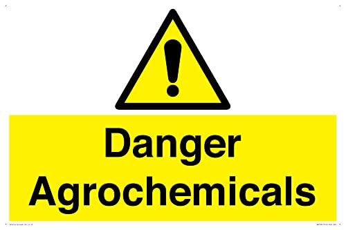 Danger Agrochemicals Schild – 600 x 400 mm – A2L Danger Agrochemicals Schild – 600 x 400 mm – A2L von Viking Signs