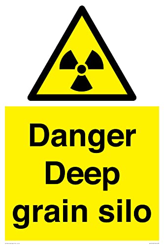 Danger Deep Grain Siloschild – 400 x 600 mm – A2P von Viking Signs