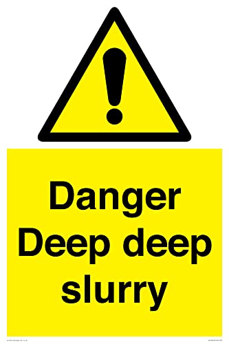 Danger Deep Slurry Schild – 400 x 600 mm – A2P Danger Deep Slurry Schild – 400 x 600 mm – A2P von Viking Signs
