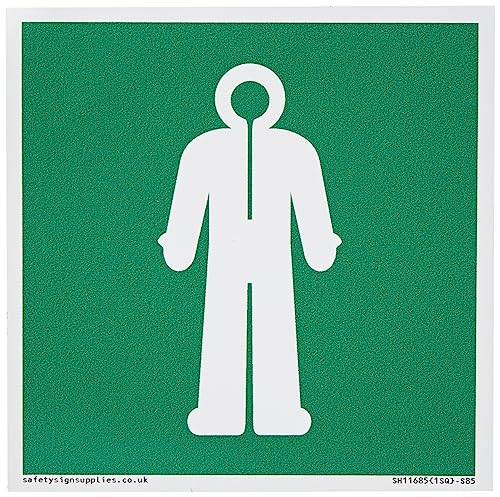 E056 Sicherheitszustand Survival-Kleidung Schild – 85 x 85 mm – S85 E056 Sicherheitszustand Survival-Kleidung Schild – 85 x 85 mm – S85 von Viking Signs