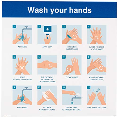 Hände waschen von Viking Signs
