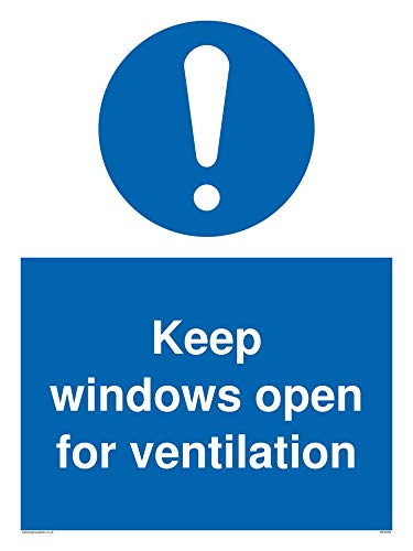 Halten Sie die Fenster zur Belüftung offen. Halten Sie die Fenster zur Belüftung offen. von Viking Signs