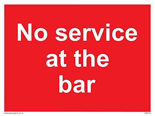 Kein Service an der Bar von Viking Signs