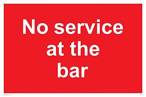 Kein Service an der Bar von Viking Signs
