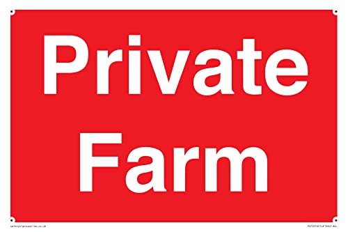 Private Farm Schild – 300 x 200 mm – A4L von Viking Signs