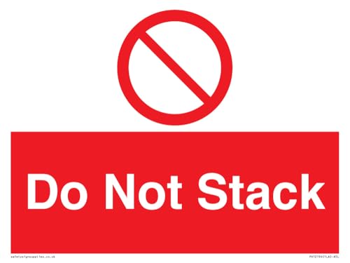 Schild "Do Not Stack", 200 x 150 mm, A5L von Viking Signs