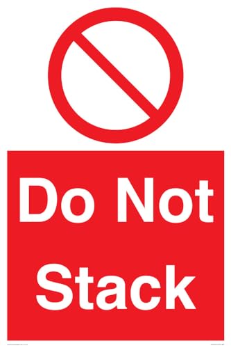 Schild "Do Not Stack", 400 x 600 mm, A2P von Viking Signs