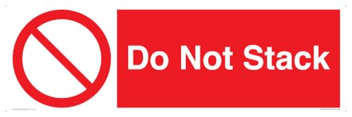 Schild "Do Not Stack", 600 x 200 mm, L62 von Viking Signs