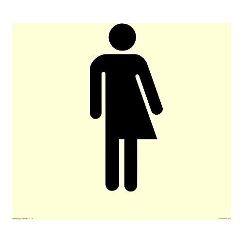 Symbol für geschlechtsneutrale Toilette, 400 x 400 mm, S40 von Viking Signs