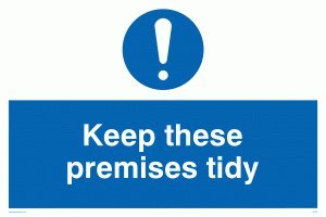 Viking Schilder mv309-a2l-ac "Keep These Premises Tidy" Schild aus Aluminium, Composite, 400 mm H x 600 mm W Viking Schilder mv309-a2l-ac "Keep These Premises Tidy" Schild aus Aluminium, Composite, 400 mm H x 600 mm W von Viking Signs