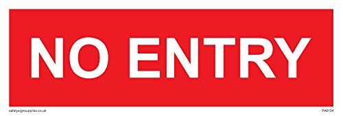 Viking Signs Schild mit englischer Aufschrift „No Entry“ von Viking Signs