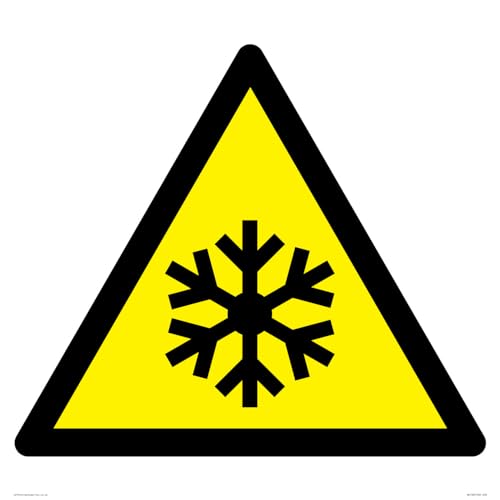 W010 Warnschild "Warning: Low temperature/freezing conditions" – 600 x 600 mm – S60 W010 Warnschild "Warning: Low temperature/freezing conditions" – 600 x 600 mm – S60 von Viking Signs