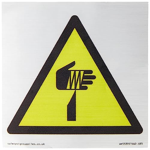 W022 Warnung: Sharp Element Schild – 85 x 85 mm – S85 W022 Warnung: Sharp Element Schild – 85 x 85 mm – S85 von Viking Signs