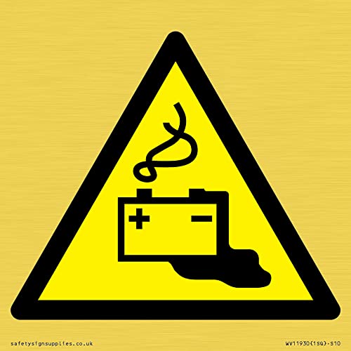 W026 Warnung: Akku-Ladeschild – 100 x 100 mm – S10 W026 Warnung: Akku-Ladeschild – 100 x 100 mm – S10 von Viking Signs