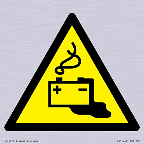 W026 Warnung: Akku-Ladeschild – 100 x 100 mm – S10 W026 Warnung: Akku-Ladeschild – 100 x 100 mm – S10 von Viking Signs