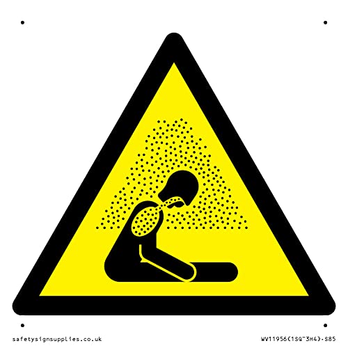 W041 Warnung: Asphyxiating Atmosphäre Schild – 85 x 85 mm – S85 von Viking Signs