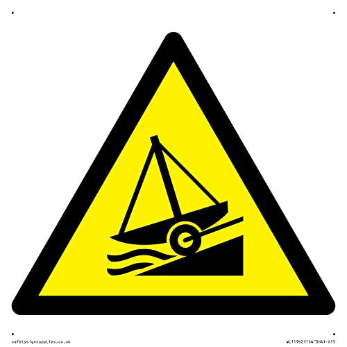 W044 Warnung: Slipway Schild – 150 x 150 mm – S15 W044 Warnung: Slipway Schild – 150 x 150 mm – S15 von Viking Signs