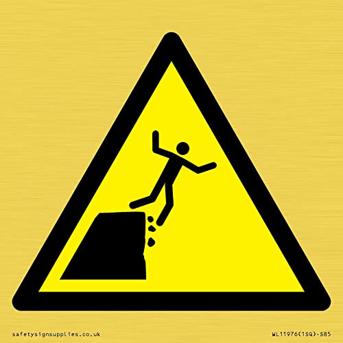 W052 Warnung: Unstable Clipp-Edge-Schild – 85 x 85 mm – S85 von Viking Signs