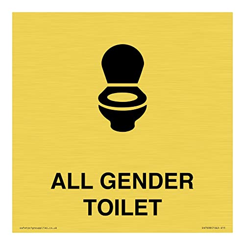 WC Schild - 150 x 150 mm - S15 von Viking Signs