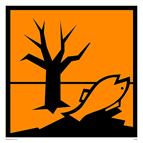 Warnschild „Hazardous To The Environment“, 200 x 200 mm, S20, 5 Stück von Viking Signs