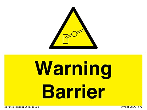 Warnschild – 100 x 75 mm – A7L Warnschild – 100 x 75 mm – A7L von Viking Signs