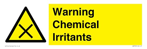 Warnschild "Warning Chemical Irritants" – 300 x 100 mm – L31 Warnschild "Warning Chemical Irritants" – 300 x 100 mm – L31 von Viking Signs