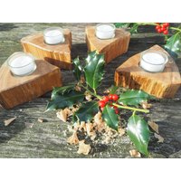 Adventskranz, Kerzenhalter, Teelichthalter von VikingsAufDemHolzweg