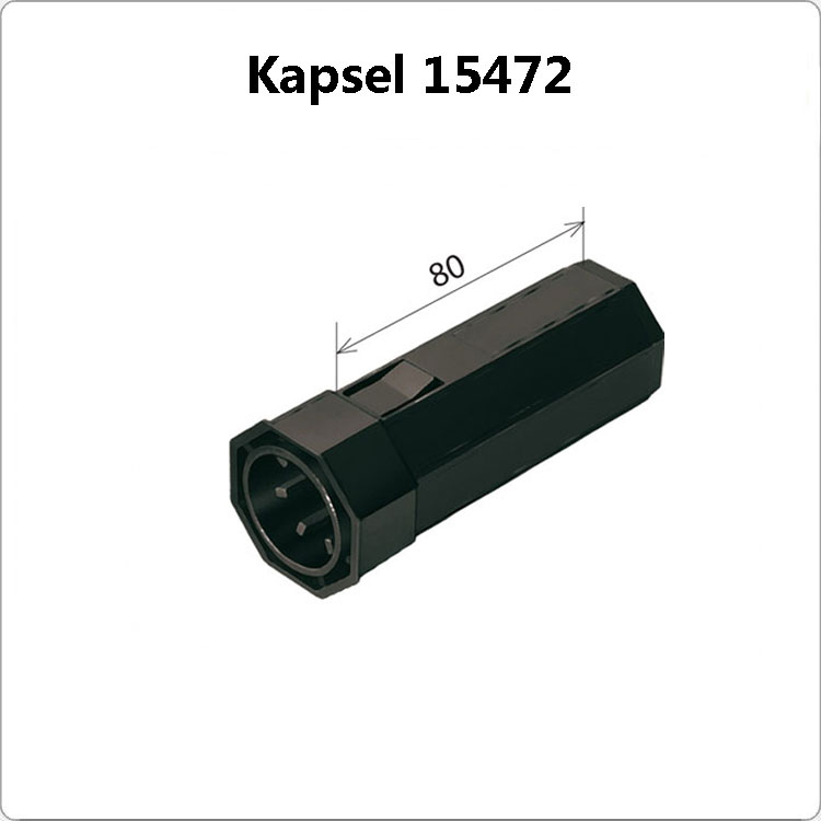 Mini-Kapsel für 8-kant 40 mm, 80 mm lang von Viktor Müller Rolladen
