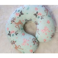 Nackenhörnchen Für Kinder - Personalisiert Buntes Nackenkissen Aus Baumwolle Mit Tiermotiv Handgemacht & Waschbar von ViktoriasTraum