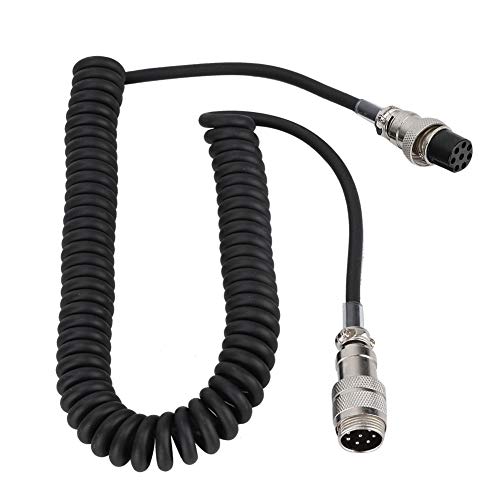 8-Pin-Mikrofonkabel Stecker auf Buchse, Handliches Spiral-Verlängerungsmikrofonkabel für Transceiver mit 8-Pin-Rundmikrofonanschlüssen und Funk-Transceiver-Ausrüstung 8-Pin-Mikrofonkabel Stecker auf Buchse, Handliches Spiral-Verlängerungsmikrofonkabel für Transceiver mit 8-Pin-Rundmikrofonanschlüssen und Funk-Transceiver-Ausrüstung von Vikye