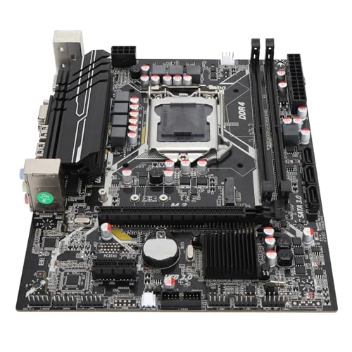 Vikye Computer-Motherboard, H510 64 GB DDR4 DIMM-Steckplätze LGA1200 ATX-Motherboard für Core 10 11. Generation (PCIe 3.0, NVME M.2-Schnittstelle) von Vikye